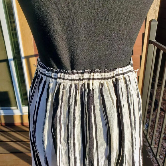 NWT Time and Tru Women's Faux Wrap Black and White Maxi Skirt Size Small - Picture 7 of 12